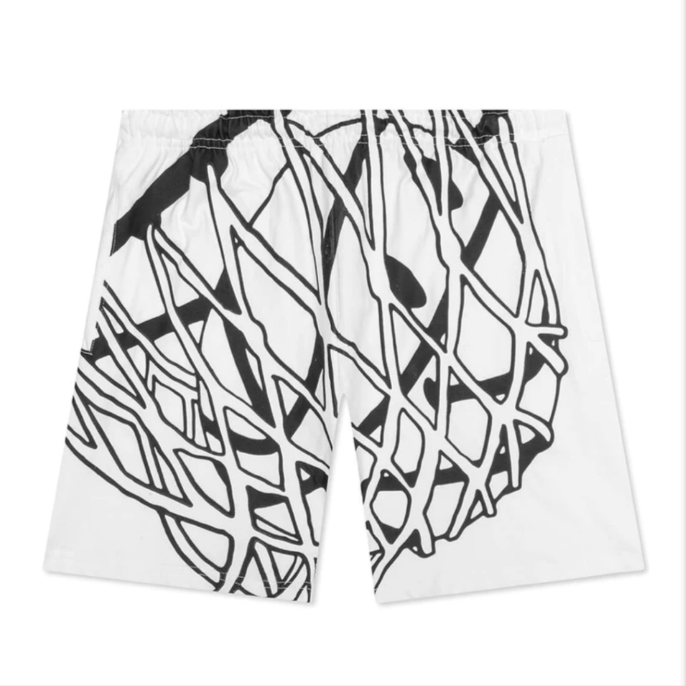 NWOT ..MARKET SMILEY IN THE NET UV SHORTS - WHITE...Size XXL